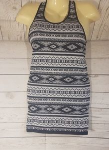 2 for 15 Aeropostale Striped Long Tunic Tank Top